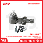 CTR BALL JOINT HYUNDAI GRAND STAREX , STAREX CRDI , VERACRUZ 07-UP LOWER 54530-3J000 CBKK-22 / CB0221 ( 1 PC )
