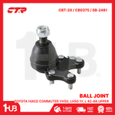 CTR BALL JOINT TOYOTA HIACE COMMUTER YH50, LH50 1Y, L 82-88 UPPER 43350-29045 CBT-20 / CB0375 / SB-2481 ( 1 PC )