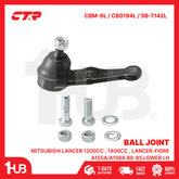 CTR BALL JOINT MITSUBISHI LANCER 1200CC , 1400CC , LANCER-FIORE A155A/A156A 80-85 LOWER LH MB109168 CBM-6L / CB0194L / SB-7142L ( 1 PC )