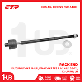 CTR RACK END ISUZU MUX 4X4 14-UP , DMAX 4X4 TFS 4JH1 4JJ1 02-12 , 12-UP RH / LH 98164-967 CRIS-13 / CR0229 / SR-5480 ( 1 PC )