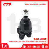 CTR BALL JOINT MITSUBISHI L300 VAN / SPACEGEAR 2WD, 4WD 86-90 UPPER MB527349 CBM-13 / CB0182 / SB-7761 ( 1 PC )