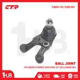 CTR BALL JOINT HYUNDAI STAREX VAN 4WD 97-08 LOWER-RH 54530-4A800 CBKH-18 / CB0183 ( 1 PC )