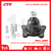 CTR BALL JOINT TOYOTA HI-LUX RN101 / 130 , LN107 / 130 4WD 88-05 LOWER 43330-39265 CBT-42 / CB0390 / SB-2852 ( 1 PC )
