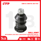 CTR BALL JOINT MITSUBISHI L300 VAN / L200 PICKUP / MONTERO 4WD 82-86 / PAJERO UPPER MB176309 CBM-8 / CB0176 / SB-7153 ( 1 PC )