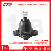 CTR BALL JOINT KIA / NISSAN K2700 / BESTA VAN / BONGO / FRONTIER / PREGIO UPPER OK710-34-540 CBKK-5 / CB0231 / SB-1411 / CBMZ-13 ( 1 PC )