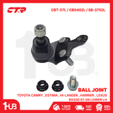 CTR BALL JOINT TOYOTA CAMRY , ESTIMA , HI-LANDER , HARRIER , LEXUS RX330 01-06 LOWER LH 43340-29175 CBT-57L / CB0402L / SB-3752L ( 1 PC )