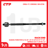 CTR RACK END SUBARU FORESTER SJ 14-UP , XV 13-UP XV GT 17-UP , IMPREZA GK 17-UP RH / LH 34160-SC020 CRSU-17 / CR0582 / SR-6730 ( 1 PC )