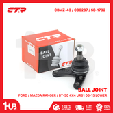 CTR BALL JOINT FORD / MAZDA RANGER / BT-50 4X4 UR61 06-15 LOWER UR61-34-550 CBMZ-43 / CB0287 / SB-1732 ( 1 PC )