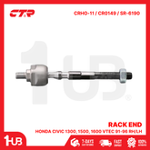 CTR RACK END HONDA CIVIC 1300, 1500, 1600 VTEC 91-96 RH/LH 53010-SR3-010 CRHO-11 / CR0149 / SR-6190 ( 1 PC )