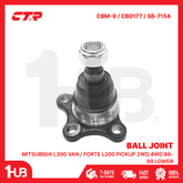 CTR BALL JOINT MITSUBISHI L300 VAN / FORTE L200 PICKUP 2WD,4WD 86-99 LOWER MB241818 CBM-9 / CB0177 / SB-7154 ( 1 PC )