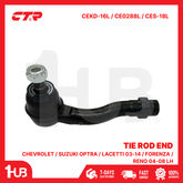 CTR TIE ROD END CHEVROLET / SUZUKI OPTRA / LACETTI 03-14 / FORENZA / RENO 04-08 LH 96407485 CEKD-16L / CE0288L / CES-18L ( 1 PC )