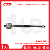 CTR RACK END NISSAN ALMERA N17 , NOTE E12 12-16 RH / LH D8521-1HA0A CRN-63 / CR0496 / SR-N330 / CRN-57 ( 1 PC )
