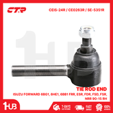 CTR TIE ROD END ISUZU FORWARD 6BG1,6HE1,6BB1 FRR,ESR,FDR,FSD,FSR,NRR 90-15 RH 43150-679 CEIS-24R / CE0263R / SE-5351R ( 1 PC )
