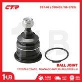 CTR BALL JOINT TOYOTA LITEACE , TOWNACE 4WD 88-96 LOWER-LH 43340-29115 CBT-62 / CB0405 / SB-3722L ( 1 PC )