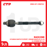 CTR RACK END HYUNDAI SANTA FE SPORT / GRAND SANTA FE 13-18 (L=216MM) RH / LH 57724-4Z000 CRKH-67 / CR0723 ( 1 PC )