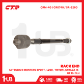 CTR RACK END MITSUBISHI MONTERO SPORT , L200 , TRITON , STRADA 15-UP RH / LH 4410A814 CRM-40 / CR0740 / SR-B260 ( 1 PC )