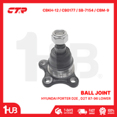 CTR BALL JOINT HYUNDAI PORTER D2E , D2T 87-96 LOWER 54524-44000 CBKH-12 / CB0177 / SB-7154 / CBM-9 ( 1 PC )