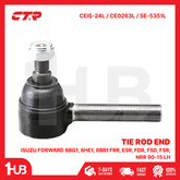 CTR TIE ROD END ISUZU FORWARD 6BG1,6HE1,6BB1 FRR,ESR,FDR,FSD,FSR,NRR 90-15 LH 43150-680 CEIS-24L / CE0263L / SE-5351L ( 1 PC )