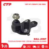 CTR BALL JOINT TOYOTA ALTIS NEW 1800 , ZZE14# , PRIUS 08-15 LOWER 43330-09190 CBT-67 / CB0411 / SB-3962 ( 1 PC )