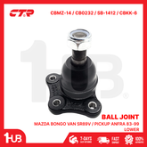 CTR BALL JOINT MAZDA BONGO VAN Sr89V / PICKUP ANFRA 83-99 LOWER S083-99-356 / OK710-34-510 CBMZ-14 / CB0232 / SB-1412 / CBKK-6 ( 1 PC )