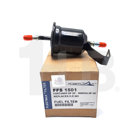 FLEETMAX FUEL FILTER TOYOTA NNOVA, FORTUNER, HILUX GAS 05-20 METAL FFS1501 2203737 ( 1 PC ) FLEETMAX FUEL FILTER TOYOTA NNOVA, FORTUNER, HILUX GAS 05-20 METAL FFS1501 2203737 ( 1 PC )
