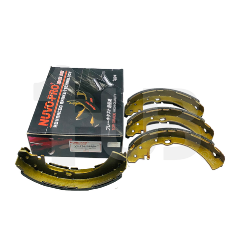 NUVO-PRO  BRAKE SHOE  NISSAN EAGLE PICK-UP/ELGRAND 97-02/FRONTIER 4 X 2/TERRANO 86-96 / NV350 50MM REAR VK-174 3088263 ( 1 SET ) NUVO-PRO  BRAKE SHOE  NISSAN EAGLE PICK-UP/ELGRAND 97-02/FRONTIER 4 X 2/TERRANO 86-96 / NV350 50MM REAR VK-174 3088263 ( 1 SET )