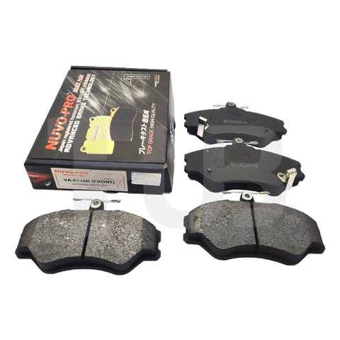 NUVO-PRO  BRAKE PAD HYUNDAI GRACE BIG / H-100 95-99 FRONT VA-8116K 7793574 ( 1 SET ) NUVO-PRO  BRAKE PAD HYUNDAI GRACE BIG / H-100 95-99 FRONT VA-8116K 7793574 ( 1 SET )