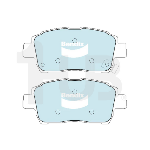 BENDIX BRAKE PAD TOYOTA COROLLA ALTIS 2001-2007 FRONT DB1422 3457863 ( 1 SET ) BENDIX BRAKE PAD TOYOTA COROLLA ALTIS 2001-2007 FRONT DB1422 3457863 ( 1 SET )