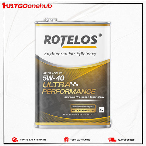 Rotelos Engine Oil TGEO-SPC30540S4 5W-40 SP/C3 G-III 4L Rotelos Engine Oil TGEO-SPC30540S4 5W-40 SP/C3 G-III 4L