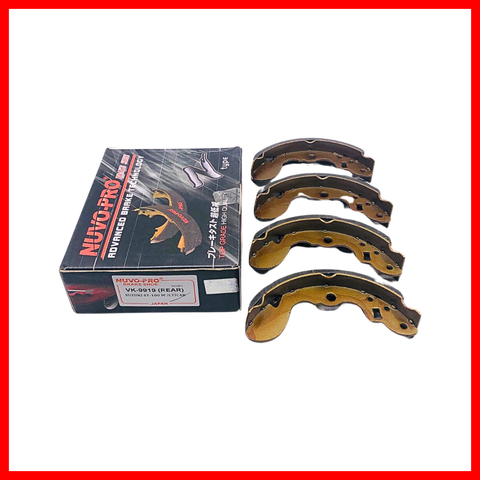 NUVO-PRO  BRAKE SHOE SUZUKI MULTICAB ST100 REAR VK-9919 5015379 ( 1 SET ) NUVO-PRO  BRAKE SHOE SUZUKI MULTICAB ST100 REAR VK-9919 5015379 ( 1 SET )