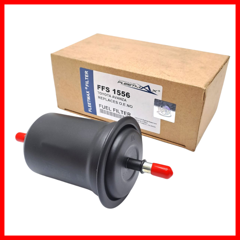 FLEETMAX FUEL FILTER TOYOTA AVANZA 12-22 METAL, RUSH 18-23 FFS1556 9089548 ( 1 PC ) FLEETMAX FUEL FILTER TOYOTA AVANZA 12-22 METAL, RUSH 18-23 FFS1556 9089548 ( 1 PC )