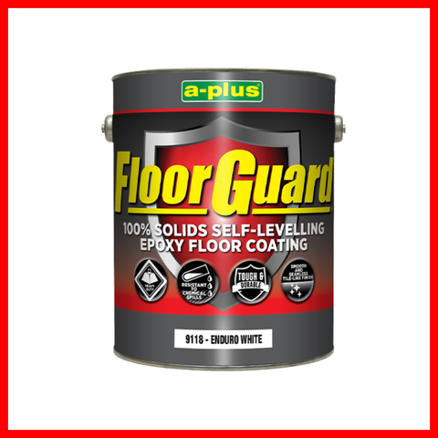 A-PLUS ® Floor Guard 100% Solids & Self-Levelling Epoxy Floor Coating ( 4 L ) A-PLUS ® Floor Guard 100% Solids & Self-Levelling Epoxy Floor Coating ( 4 L )