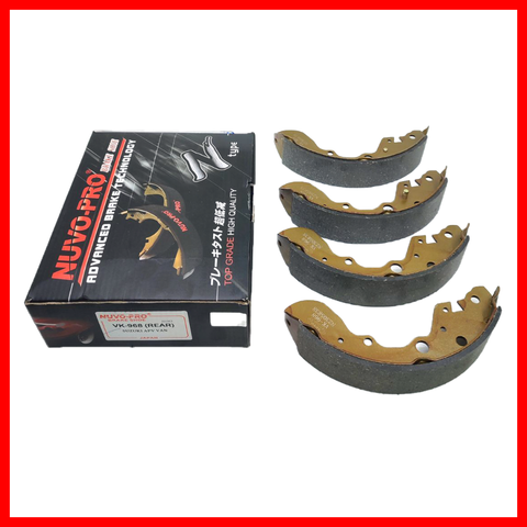 NUVO-PRO  BRAKE SHOE VK-968 / VK-8877 / VK-9980 SUZUKI APV VAN 2007 REAR VK-968 2593343 ( 1 SET ) NUVO-PRO  BRAKE SHOE VK-968 / VK-8877 / VK-9980 SUZUKI APV VAN 2007 REAR VK-968 2593343 ( 1 SET )