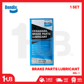 BENDIX BRAKE PASTE CERAMIC / SYNTHETIC BRAKE LUBRICANT SACHET BBL-1 ( 6 G )