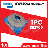 BENDIX BRAKE DISC ROTOR TOYOTA FORTUNER , PRADO 2016-22 FRONT BR2700 ( 1 PC )