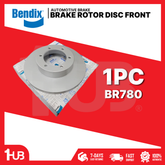 BENDIX BRAKE DISC ROTOR TOYOTA HI-LUX SURF , 4-RUNNER 6HOLES 1988-95 289MM FRONT BR780 ( 1 PC )