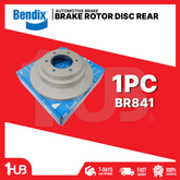 BENDIX BRAKE DISC ROTOR ISUZU TROOPER 6+1HOLES 1998-05 REAR BR841 ( 1 PC )