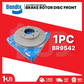 BENDIX BRAKE DISC ROTOR FORD RANGER 2.2 , 3.2 6+1HOLES 2012-21 FRONT BR9542 ( 1 PC )