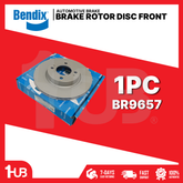 BENDIX BRAKE DISC ROTOR MITSUBISHI MIRAGE G4 2014-22 FRONT BR9657 ( 1 PC )