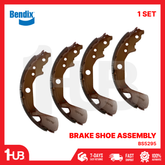 BENDIX BRAKE SHOE ASSEMBLY SUZUKI SWIFT 1.2 HATCH , DZIRE 2014-18 BS5295 ( 1 SET )