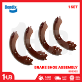 BENDIX BRAKE SHOE TOYOTA RUSH 2019-22 BS5302 ( 1 SET )