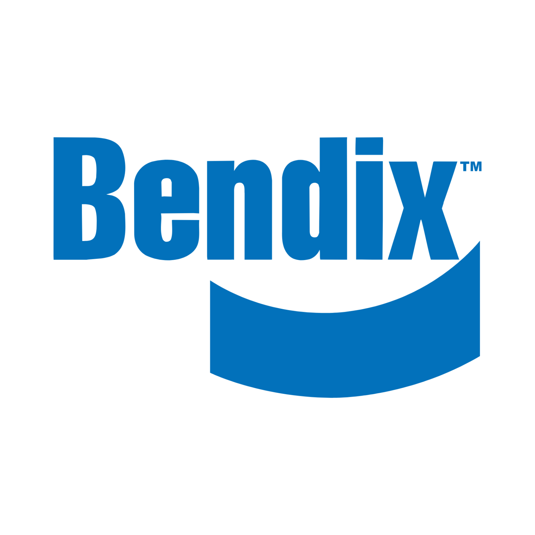 Bendix logo in blue on a white background