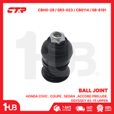 CTR BALL JOINT HONDA CIVIC , COUPE , SEDAN , ACCORD PRELUDE , ODYSSEY 92-15 UPPER CBHO-28 / SR3-023 / CB0114 / SB-6191 ( 1 PC )
