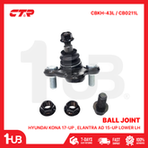 CTR BALL JOINT HYUNDAI KONA 17-UP , ELANTRA AD 15-UP LOWER LH 54530-F2000 CBKH-43L / CB0211L ( 1 PC )