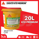 SIKA DAVCO K10 PREMIUM - WATER BASED HYBRID PU WATERPROOFING ( 20L )