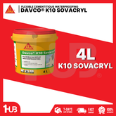 SIKA DAVCO K10 SOVACRYL - FLEXIBLE ACRYLIC WATERPROOFING ( 4L )
