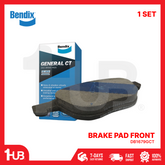 Bendix brake pad set with packaging on a white background