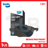 BENDIX BRAKE PAD FORD FOCUS 2005-19 / ECOSPORT 2015-21 FRONT DB1679HD ( 1 SET )