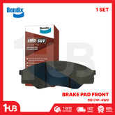 BENDIX BRAKE PAD TOYOTA HI-LUX 4X2 2005-09 / INNOVA 2005-15 FRONT DB1741-4WD ( 1 SET )