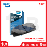 BENDIX BRAKE PAD TOYOTA HI-ACE 2005-18 FRONT DB1772GCT ( 1 SET )